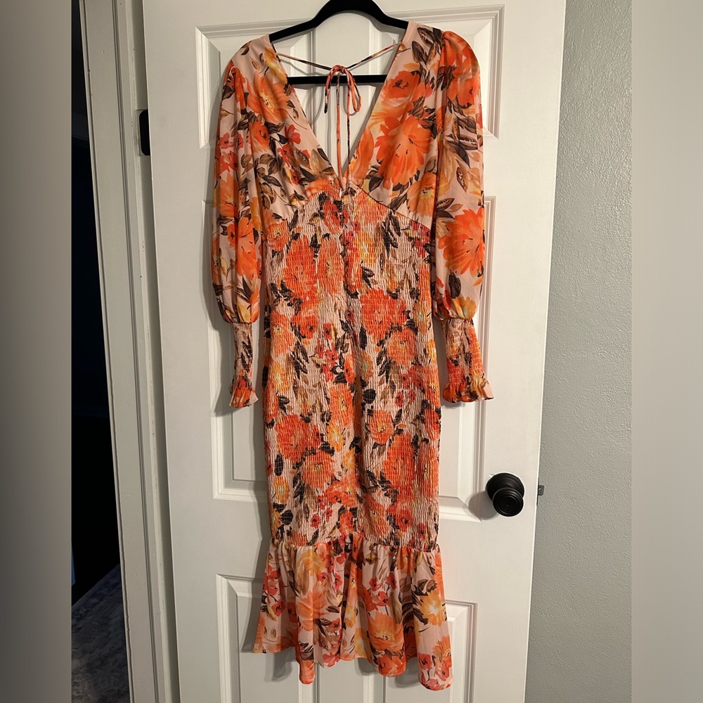 Hello Molly Stories from the Garden midi dress - Picture 3 of 4